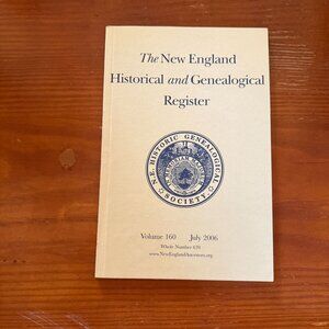 Set Of 5 New England Historical & Genealogical Register Volumes 159-162